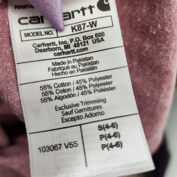 Carhartt Loose Fit Heavyweight Short Sleeve Pocket T-Shirt Women's Size Small - Picture 2 of 7